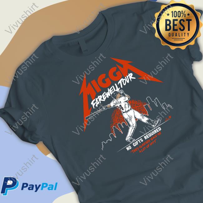Miggy Farewell Tour T Shirt Miggy Farewell Tour T Shirt