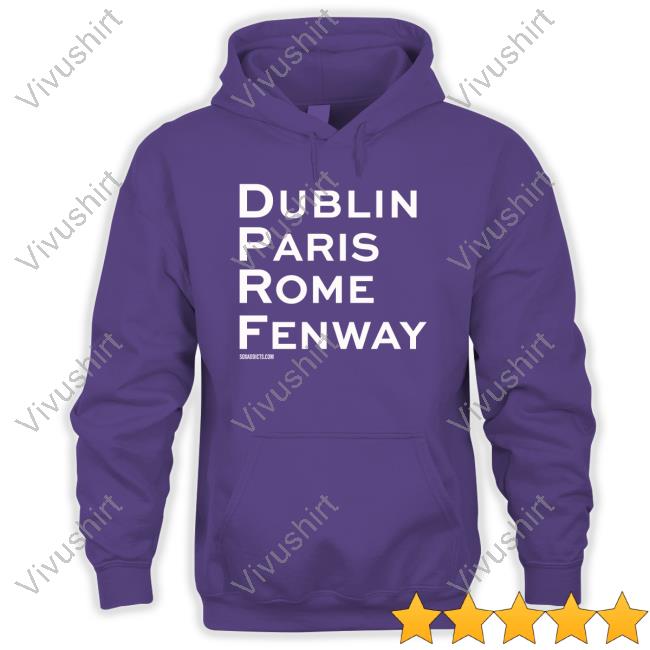 Addictsox Dublin Paris Rome Fenway T Shirt Addictsox Dublin Paris Rome Fenway T Shirt