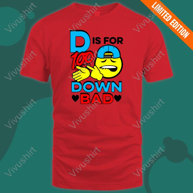 Thegoodshirts Store D Is For Down Bad Long Sleeve T Shirt Thegoodshirts Store D Is For Down Bad Long Sleeve T Shirt