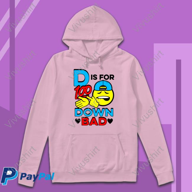 Thegoodshirts Store D Is For Down Bad Long Sleeve T Shirt Thegoodshirts Store D Is For Down Bad Long Sleeve T Shirt