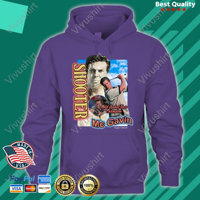 Shooter Gold Jacket Tour Champion Mcgavin Happy Gilmore Tee Shirt Shooter Gold Jacket Tour Champion Mcgavin Happy Gilmore Tee Shirt