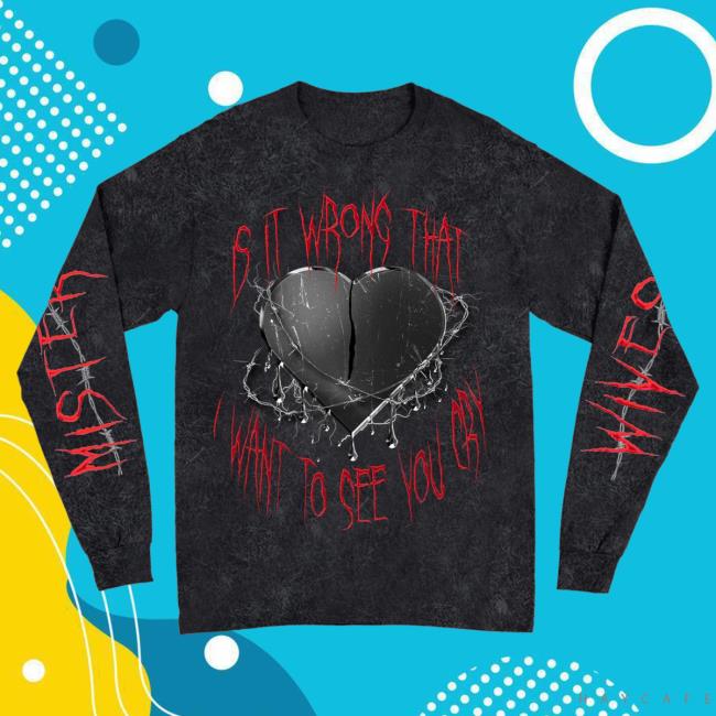 Official MisterWives Merch Store MisterWives Valentine's Day Long Sleeve Tee Shirt Official MisterWives Merch Store MisterWives Valentine's Day Long Sleeve Tee Shirt