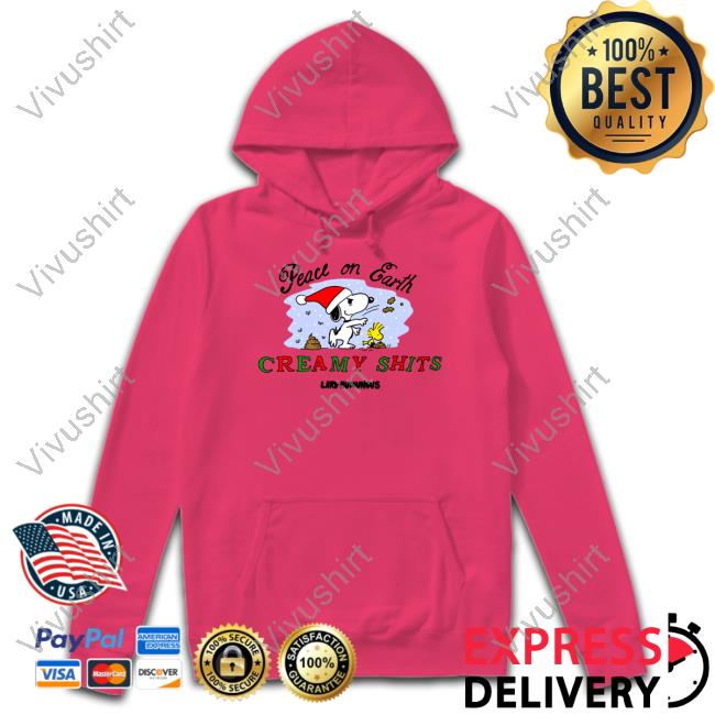 Top Peace On Earth Creamy Shits Funny Shirt Top Peace On Earth Creamy Shits Funny Shirt