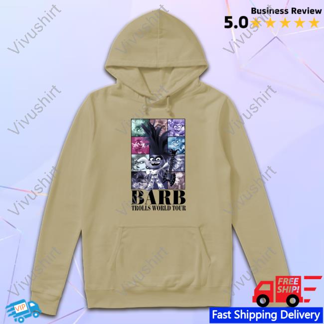 Top Barb Trolls World Tour Hoodie Top Barb Trolls World Tour Hoodie