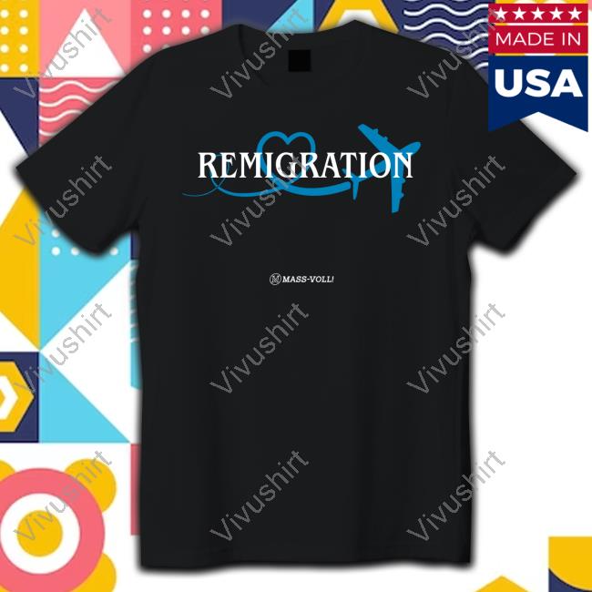 Martin Sellner Wearing Remigration New Shirt Martin Sellner Wearing Remigration New Shirt