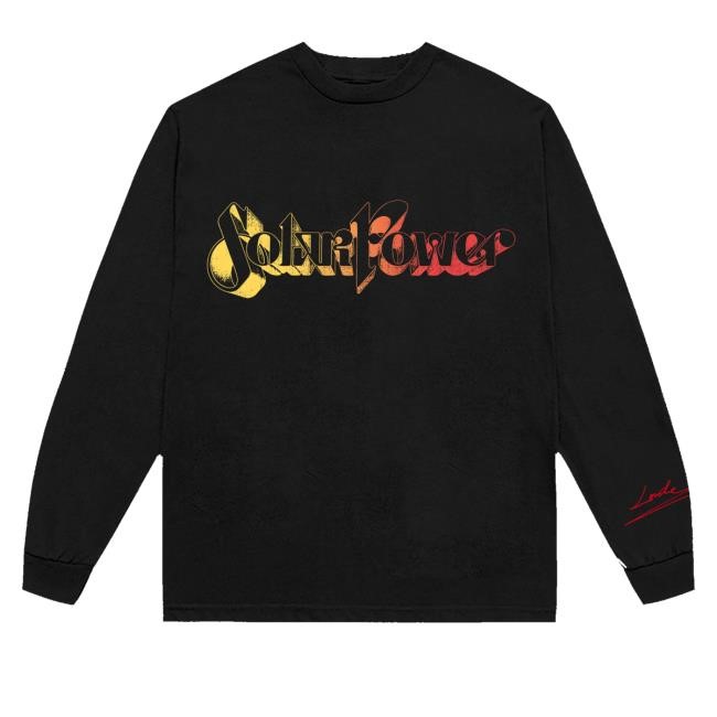 Lorde Merch Solar Power Photo Unisex Sweatshirt Lorde Merch Solar Power Photo Unisex Sweatshirt