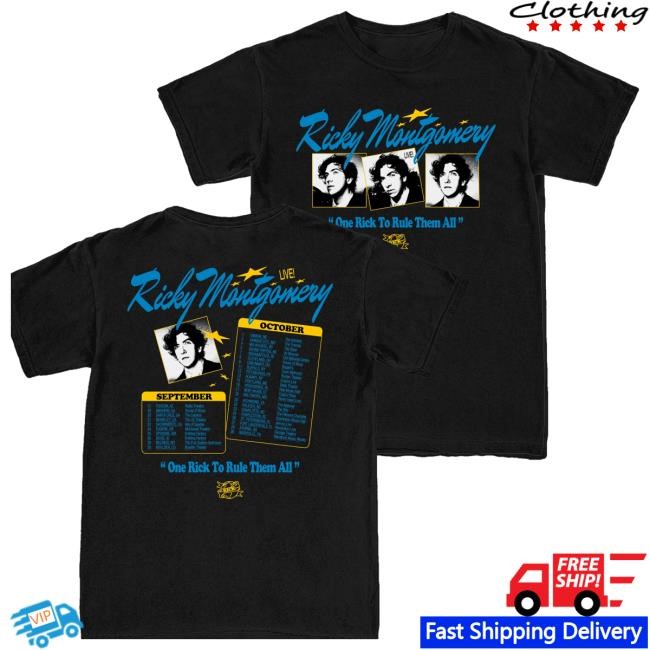 Ricky Montgomery Merch Store One Rick To Rule Them All Tour Tee Ricky Montgomery Merch Store One Rick To Rule Them All Tour Tee