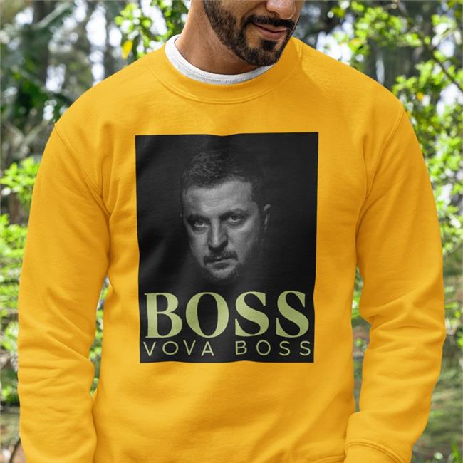 Ukrainian President Zelenskyy Boss Vova Boss T Shirt Eleanor Beardsley