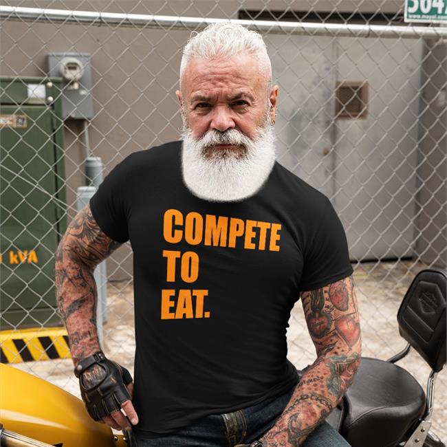Shep Shepherd Compete To Eat Shirt