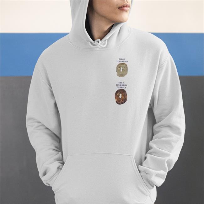 ShirtsThatGoHard This Is Your Brain This Is Your Brain On Drugs Hoodie