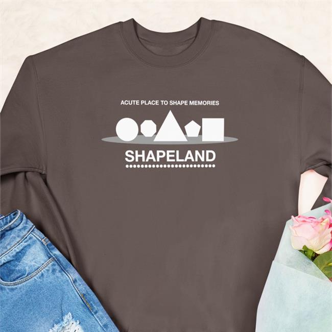 Shapeland Acute Place To Shape Memories Long Sleeve T Shirt Defunctland Defunctland Store Shapeland Acute Place T-Shirt