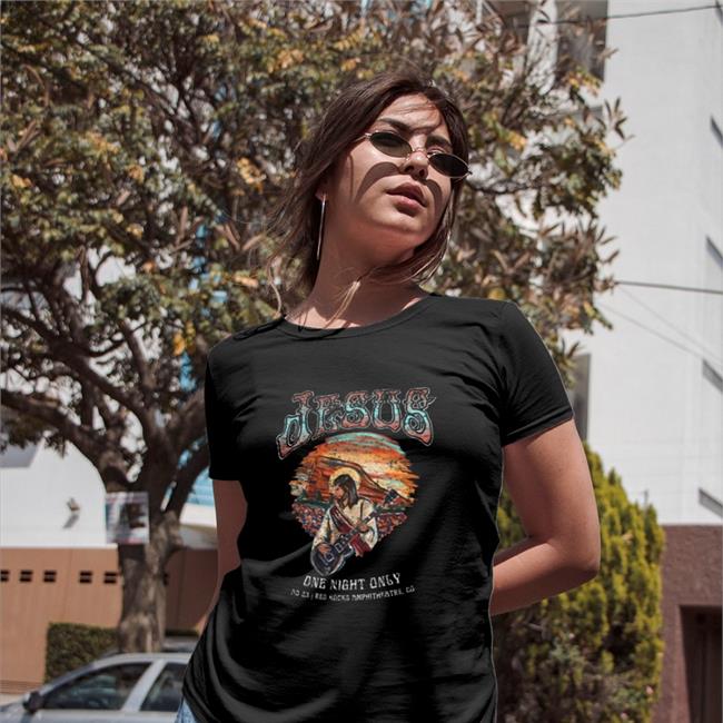 Jesus At Red Rocks Shirt Barstool Sports Store Big Cat