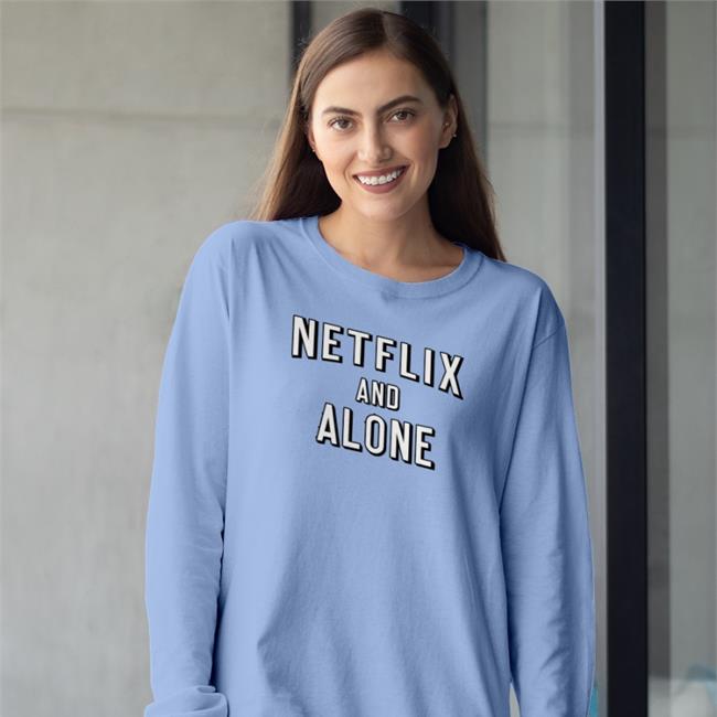 Netflix And Alone Shirt Shirts That Go Hard Yellow