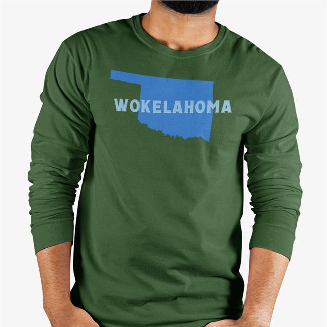 Diary Of A Blue Dot Merch Wokelahoma Sweatshirt Navy