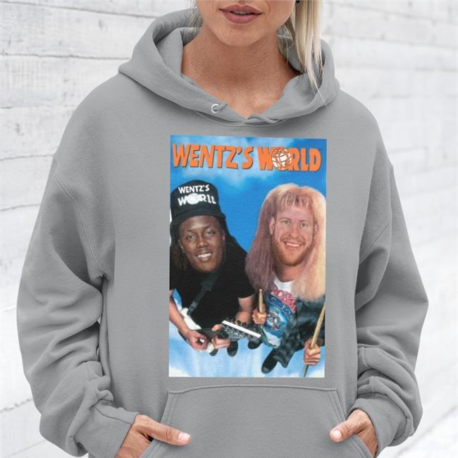 Annie Agar Wearing Wentz's World Long Sleeve Tee Shirt