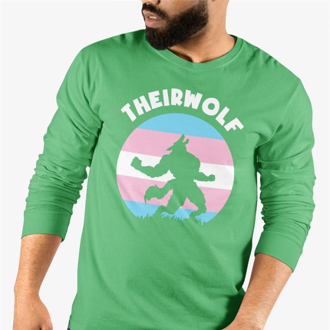 Theirwolf Trans Pride Lgbt Hoodie