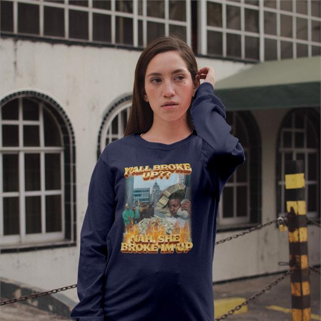 Swag Stim Ulus Merch Y'all Broke Up Nah She Broke I'm Up New Shirt Swagstimulus