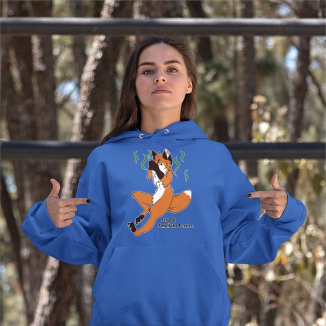 Shirts With Threatening Auras Stop And Smell The Furries Long Sleeve T Shirt