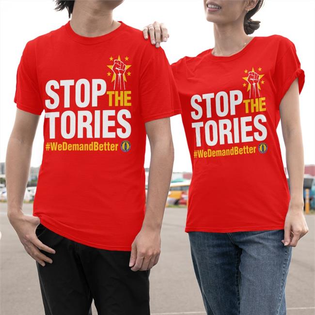 Stop The Tories We Demand Better Stand Of Defiance European Movement Sodem Time For Action Hoodie