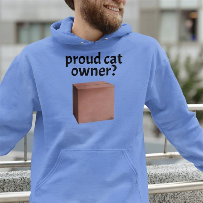 Luccainternational Store Proud Cat Owner Hoodie Lucca