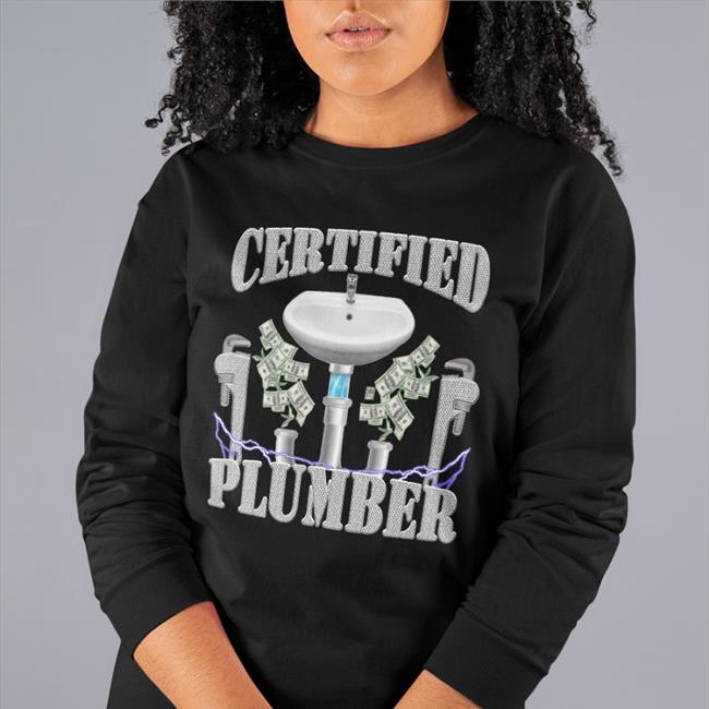 Hardshirts Merch Certified Plumber Hoodie Sweatshirt Hardshirts777