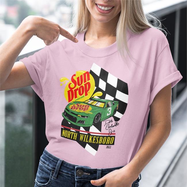 Dale Earnhardt Jr. Sun Drop North Wilkesboro 2022 Hooded Sweatshirt Shop The Shop Jr Nation Official Store