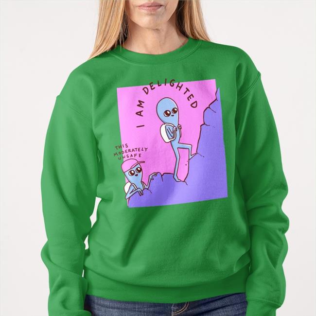 Strange Planet I Am Delighted Tee
