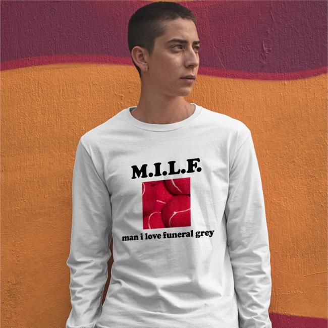 Dreamxboys Milf Man I Love Funeral Grey Hoodie