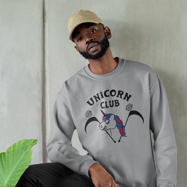 Brysonbort White Unicorn Club Shirt