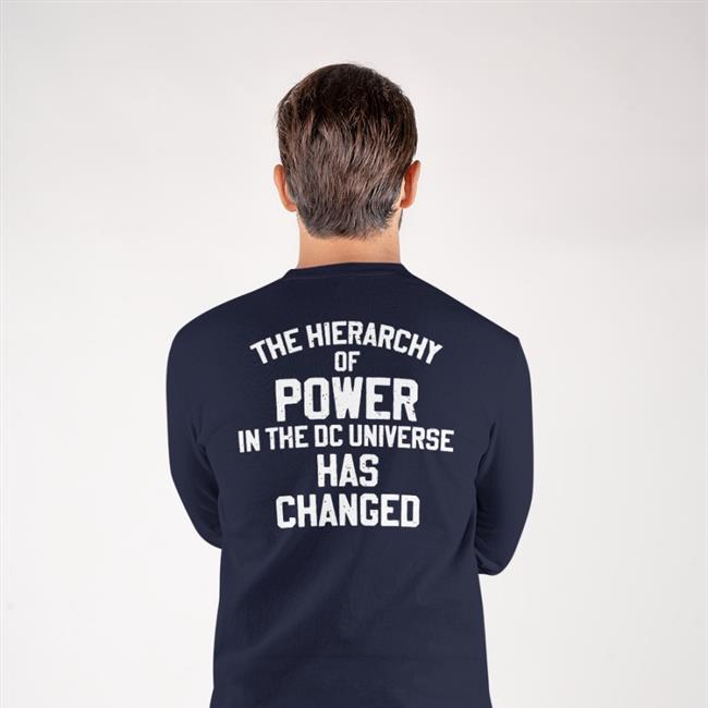 Dwayne Johnson The Hierarchy Of Power In The Dc Universe Has Changed Sweatshirt The Rock