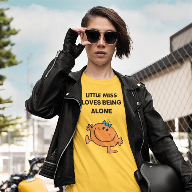 Littlem1ssss Little Miss Loves Being Alone Tees Little Miss Loves Being Alone Tee Littlem1ssss