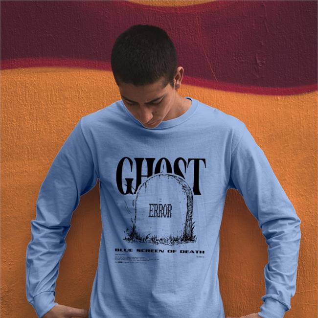 Ghostgaming Ghost Error Blue Screen Of Death Shirt