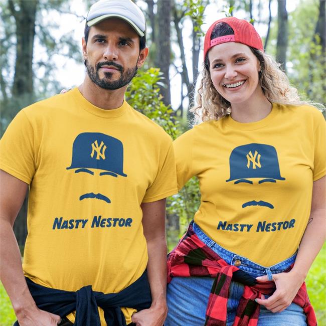 Nestor Cortes Wearing Nasty Nestor Hoodie