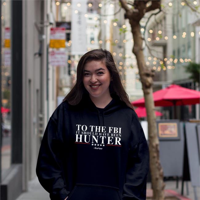 To The Fbi It Should Have Been Hunter Long Sleeve Tee Shirt Navy