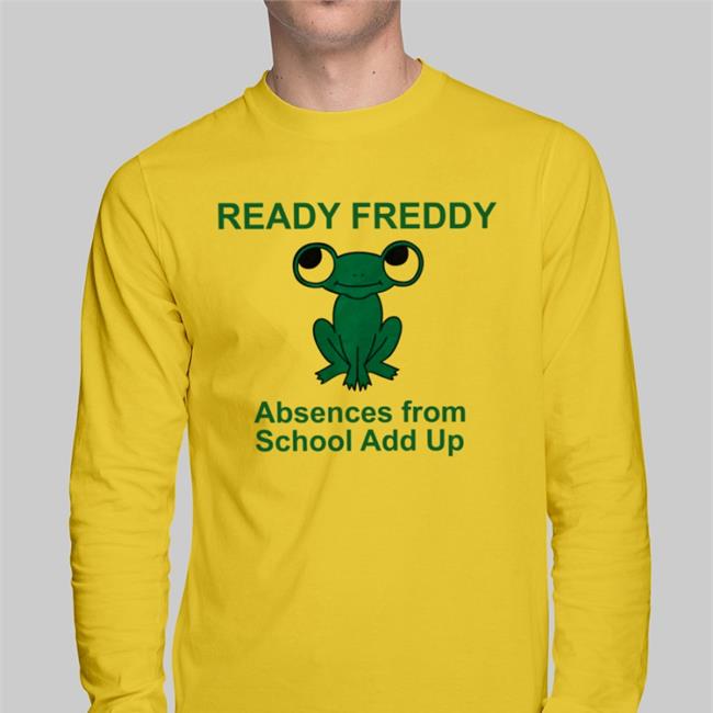 Weird Thrift Store Shirts Ready Freddy Absences From School Add Up Hoodie