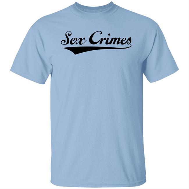 Sex Crimes Shirt Softball Uniform For The Special Victims Unit On Svu