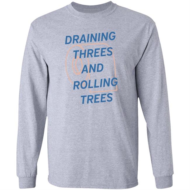 The Draining Threes And Rolling Trees Shirt Scarlet And Gold Merch The Draining Threes And Rolling Trees Shirt Scarlet And Gold Merch