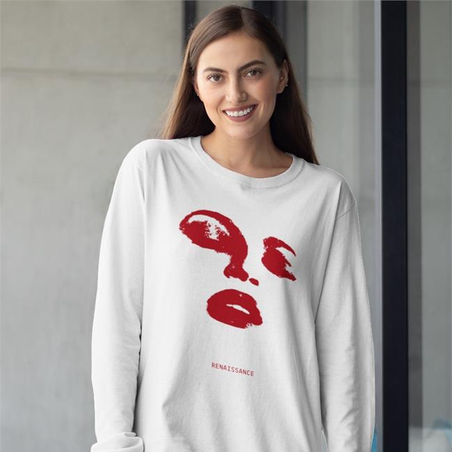 Renaissance Face Ringer Shirt Beylegion Is Cozy Beyonce Merch