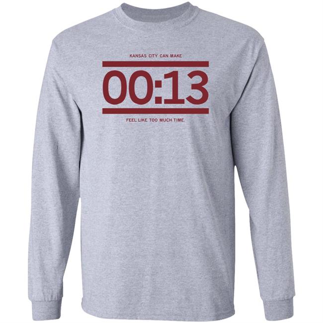 13 Seconds Chiefs Shirt Raygun Store Kansas City Can Make 13 Seconds Feel Like To Much Time Shirt 13 Seconds Chiefs Shirt Raygun Store Kansas City Can Make 13 Seconds Feel Like To Much Time Shirt