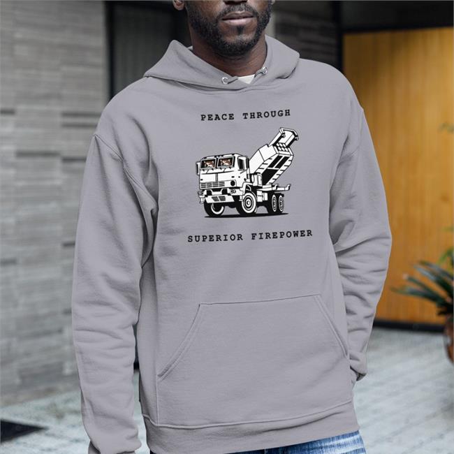 Kama Peace Through Superior Firepower Shirt Kama_Kamilia