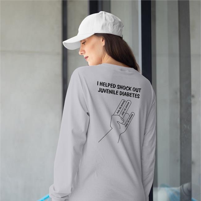 Shirts That Go Hard I Helped Shock Out Juvenile Diabetes Hoodie