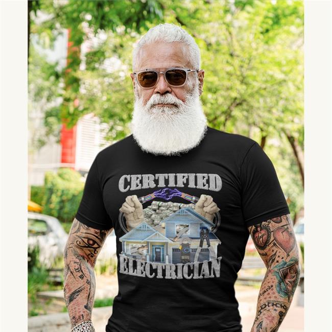 Hardshirts Certified Electrician Shirt Hard Shirts 777