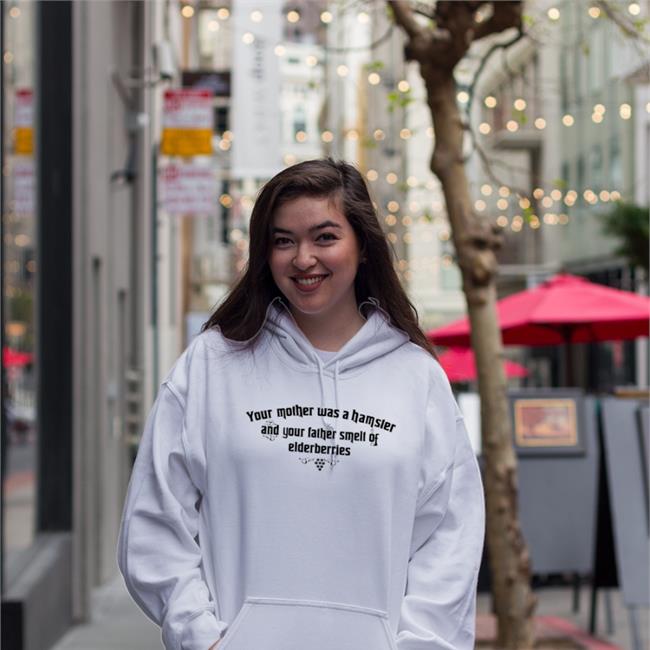 Weird Thrift Store Shirts Your Mother Was A Hamster And Your Father Smelt Of Elderberries Sweatshirt