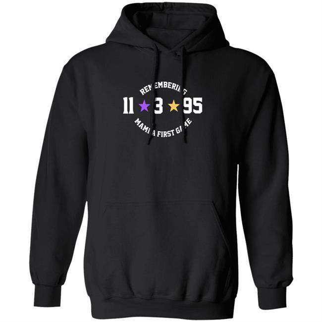 Remembering Mamba First Game Hoodie Kobe Bryant