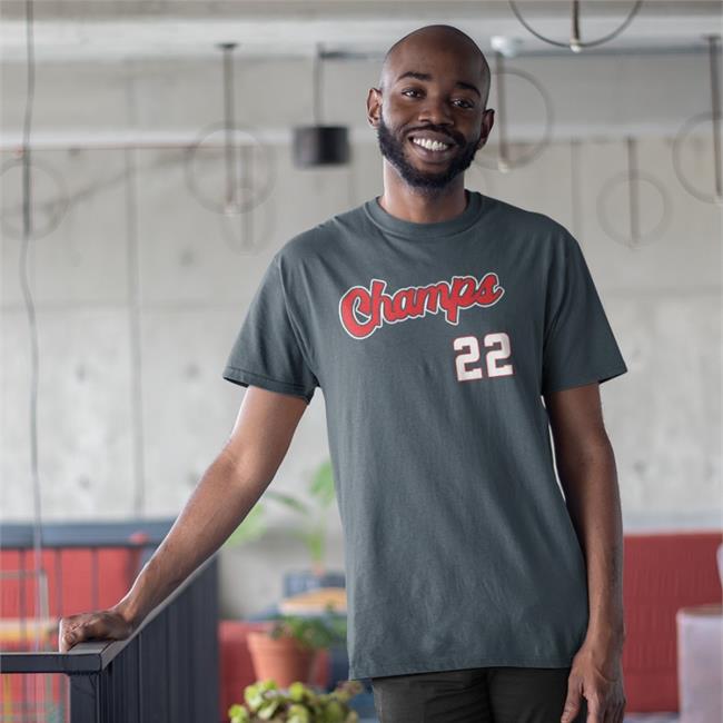 Om Champs 22 Jersey Tee The Seven Six