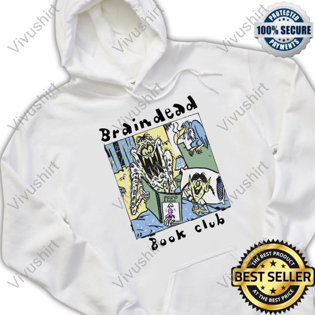 Louis Wearing Brain Dead Book Club Tank Top