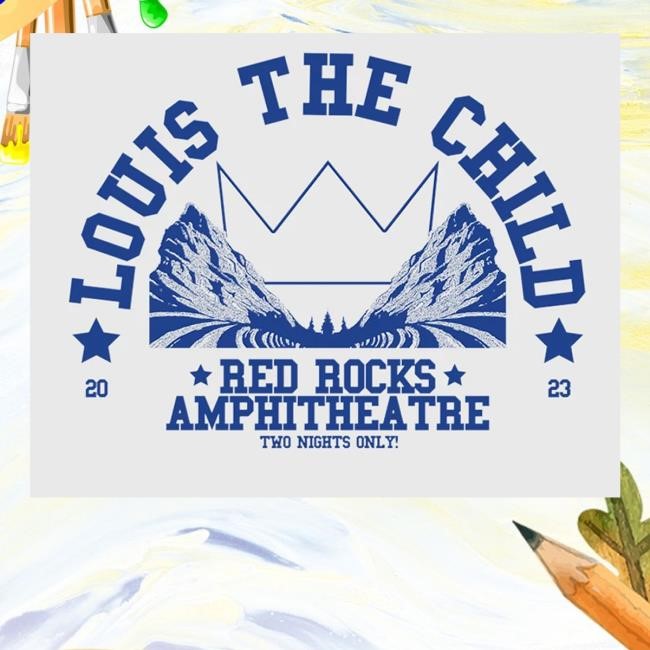 Official Louis The Child Merch Red Rocks 23 Ringer T-Shirt, Hoodie, Tank Top, Sweater And Long Sleeve T-Shirt