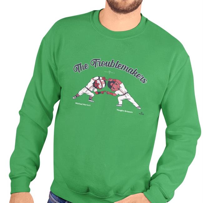Michael Harris Ii And Vaughn Grissom The Troublemakers Shirts Rotowear Merch