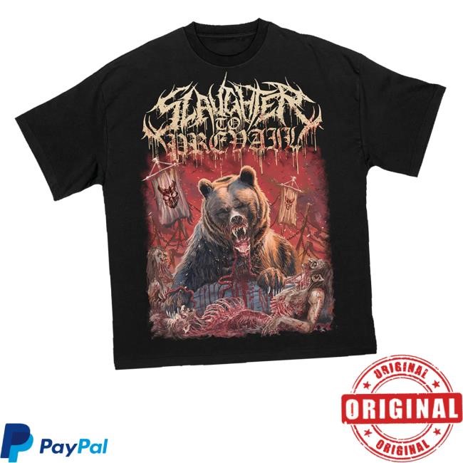 First Blood Merch Store Shop Slaughter To Prevail Bear T-Shirt