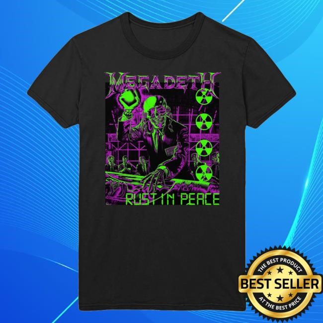Megadeth Neon Rust Wholesale Band T Shirt